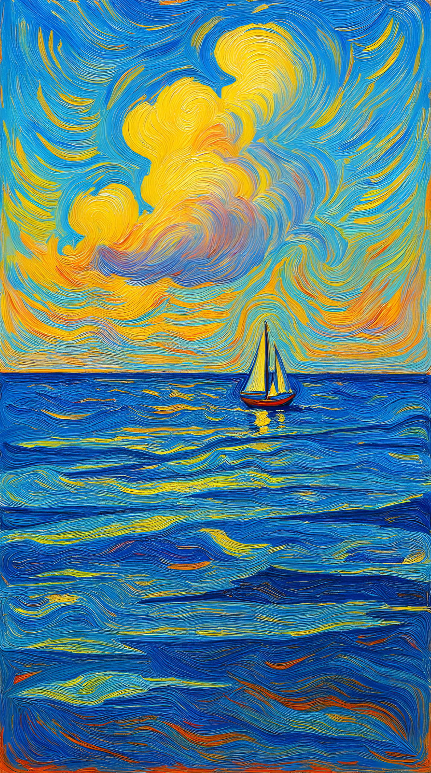 Обои на телефон▪️Impasto Art Wallpaper