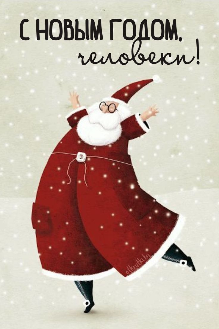 35+ ПРИКОЛЬНЫХ открыток и СМЕШНЫХ картинок с Новым Годом