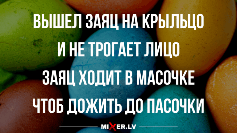 Лучшие анекдоты и пасхальный зайчик