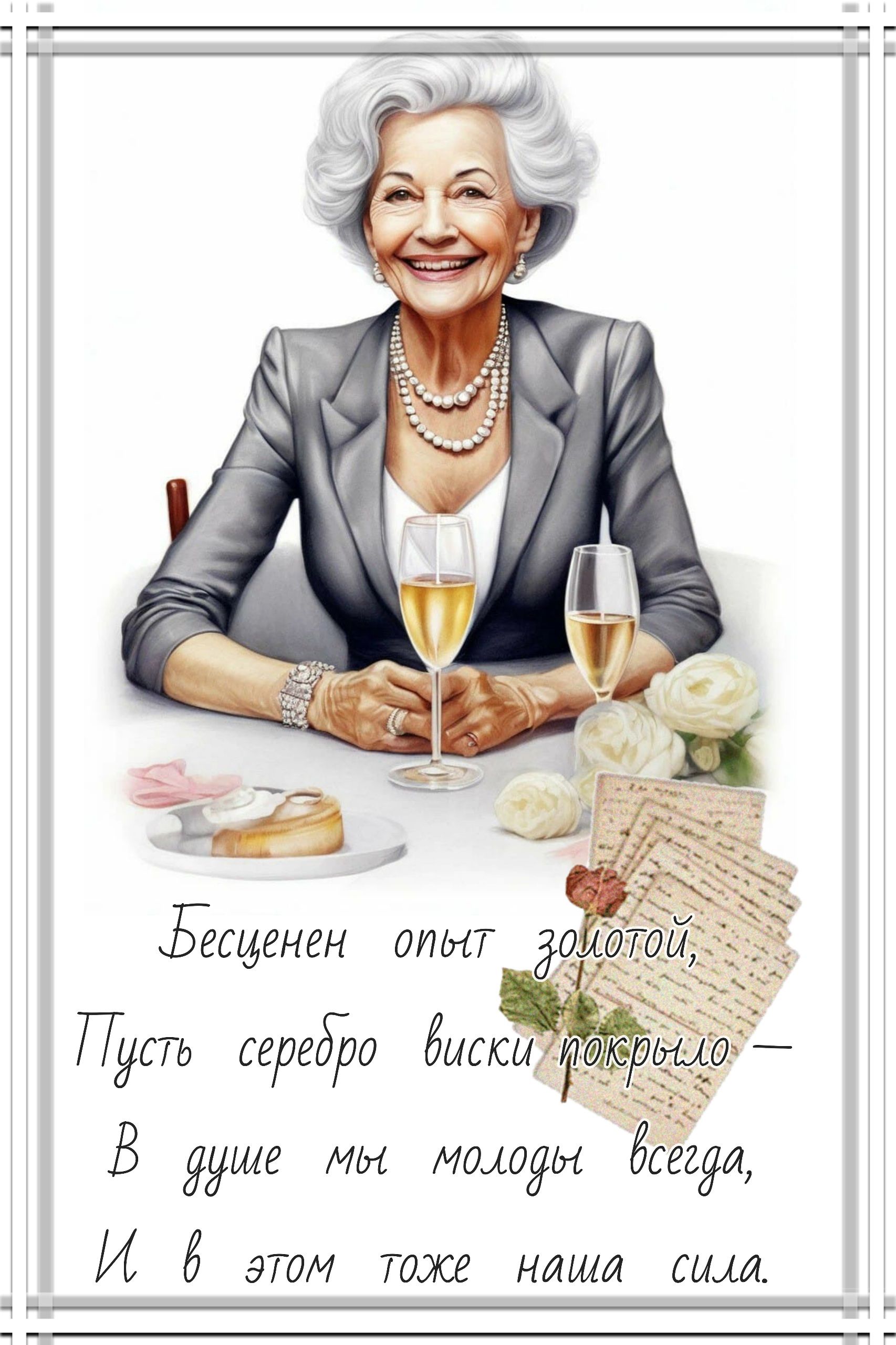 открытка ко дню пожилых людей