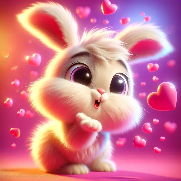 кролик,зайчик, с любовью