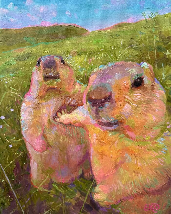 37 Whimsical And Very Cute Portraits Of Animals By This Artist