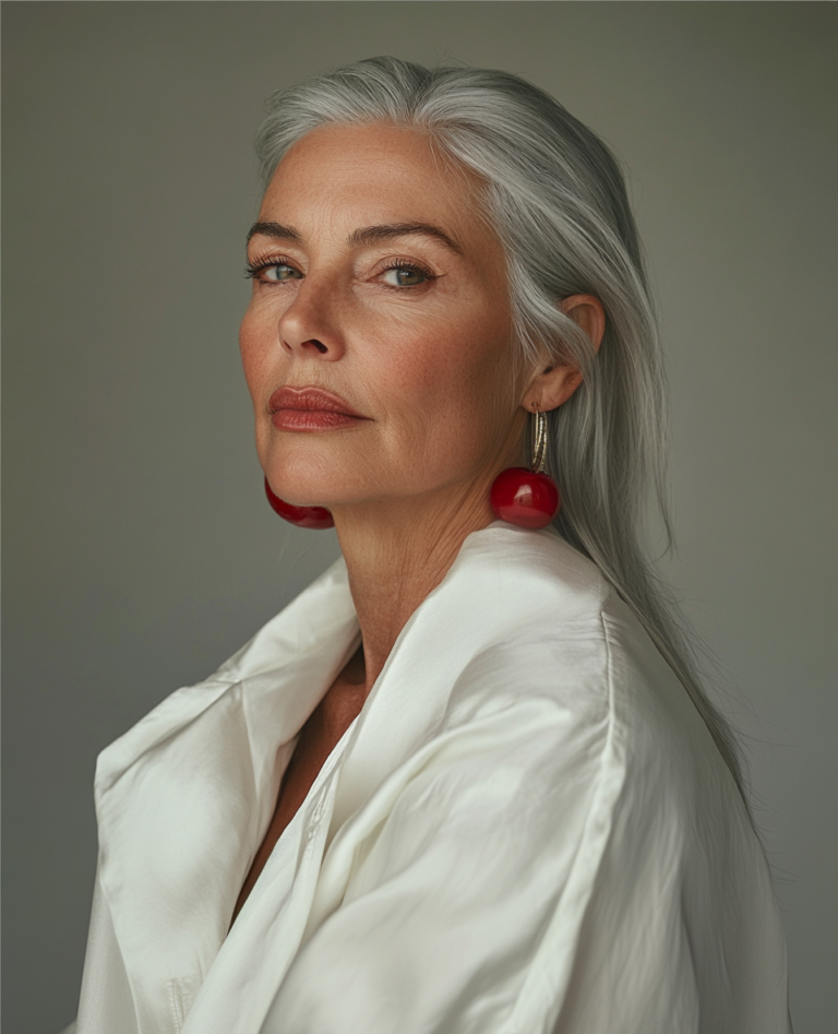 Женщина модель в стиле Jacquemus